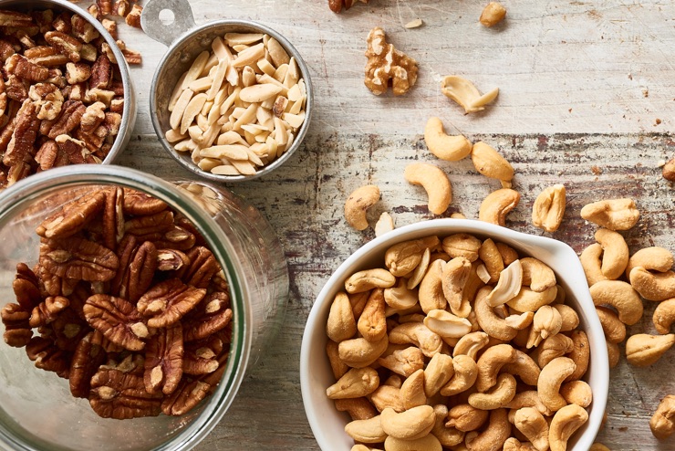 variety of nuts